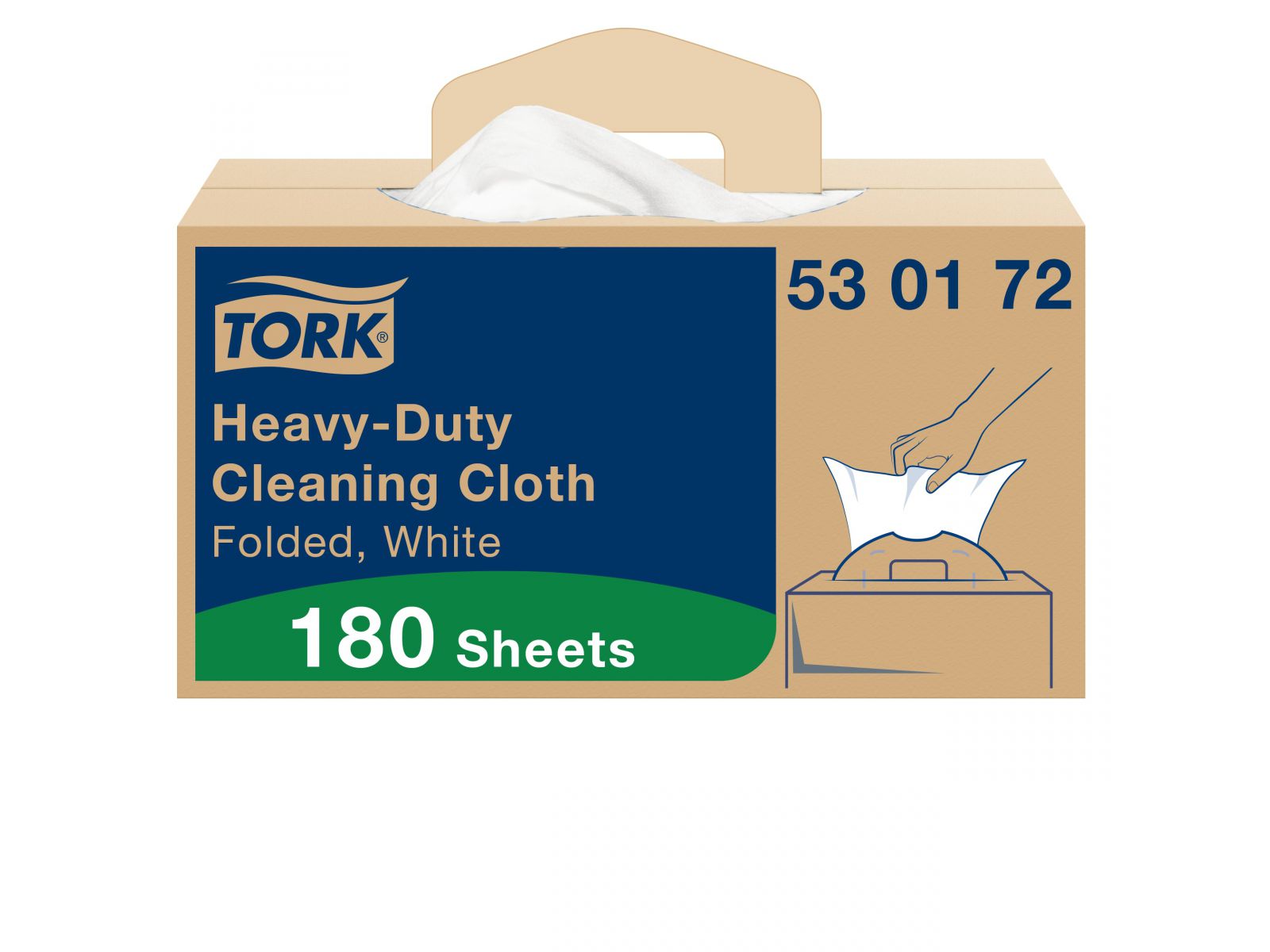 Czyściwo TORK 530172 Trudne Zabrudzenia White A180